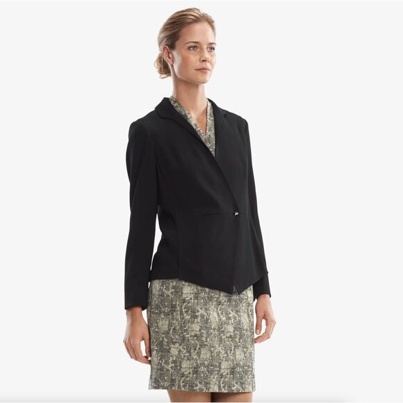 MM LAFLEUR The Wells Blazer Jacket Black Sz 1X {3W18} - Picture 4 of 10